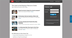 Desktop Screenshot of employer.dice.com